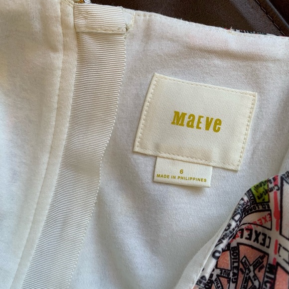 Maeve Carte Neoprene Map of Paris Mini Skirt - Picture 6 of 7